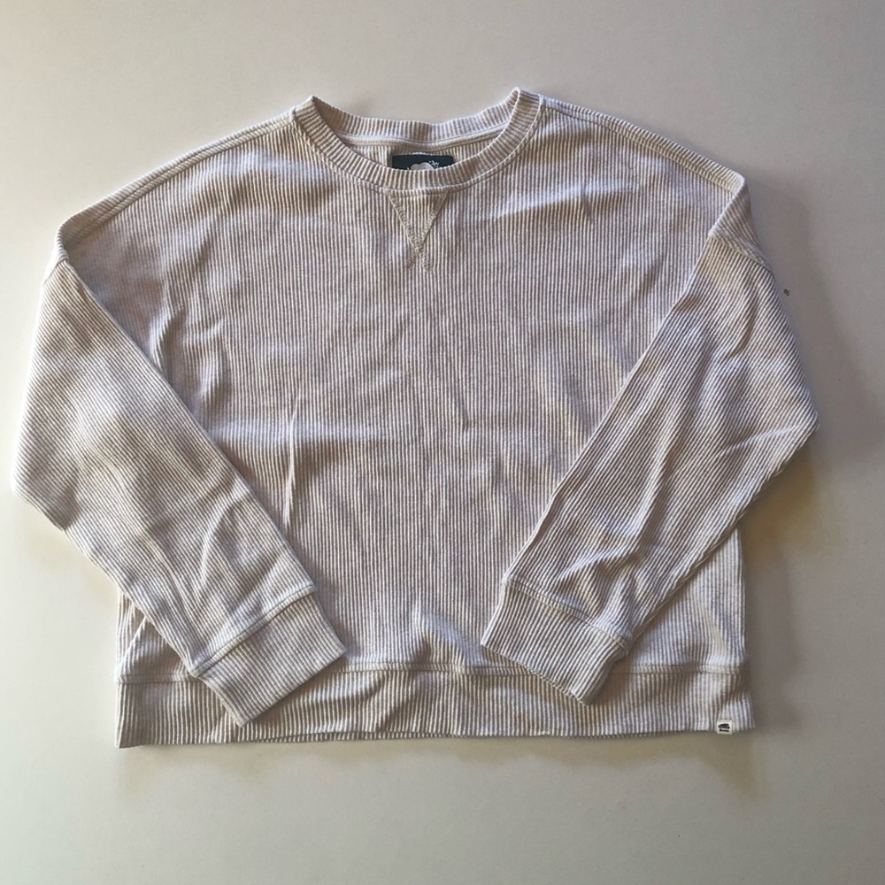 Roots ribbed light weight sweatshirt